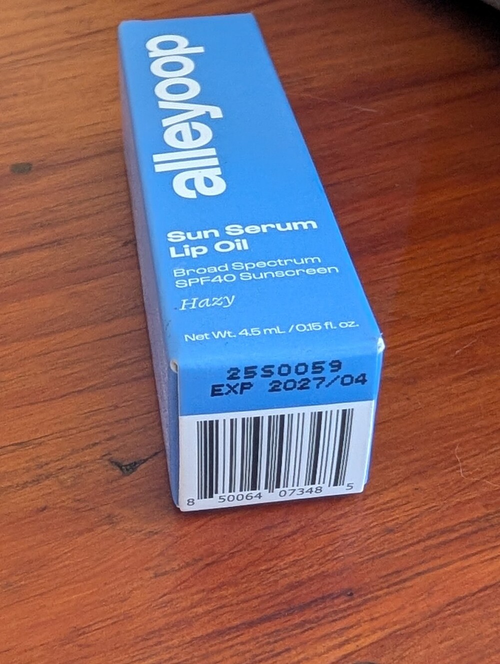 NIB alleyoop Sun Serum SPF Lip Oil FULL SIZE - Picture 4 of 6